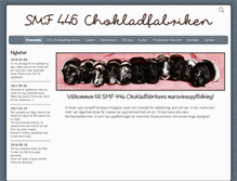 Tablet Screenshot of chokladfrabrikens.se